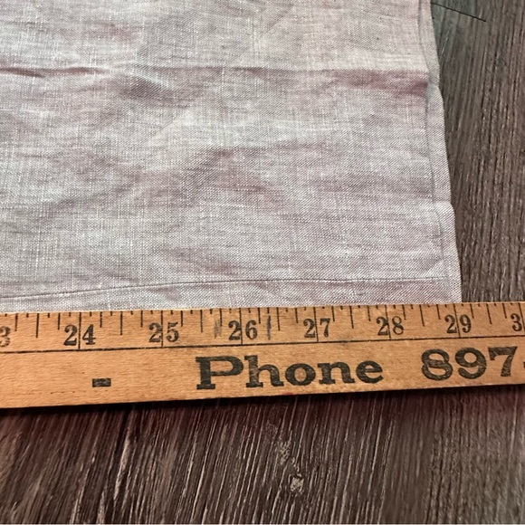 Bar III Slim Fit Gray Linen Trousers Size Width 30” x Length 30” NWT - Picture 8 of 9